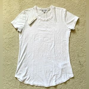 NWT/ James Perse Comfy Crew Neck T-Shirt, size 1, White, brand new with tag